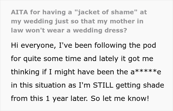 Bride Has Bright Punishment For Anyone Who Shows Up To The Wedding In White After Seeing What MIL Plans To Wear