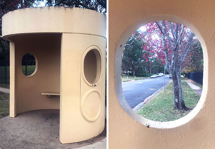 This Little Brutalist Concrete Bus Shelter Is Called Canberra Bus Shelter Because They Were Designed For Our Nation's Capital City Where You See Them Everywhere