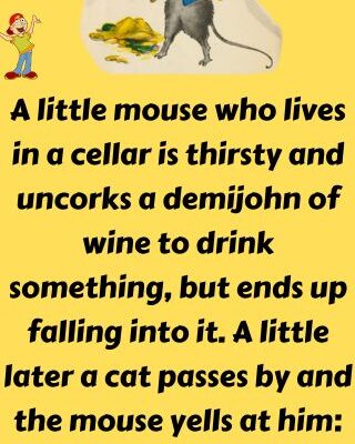 A little mouse who lives in a cellar