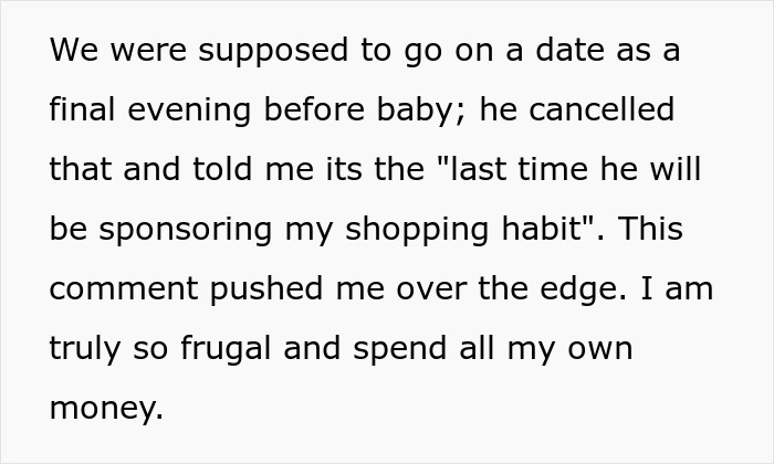 Husband Refuses to Support Pregnant Wife Financially After She Spends $35