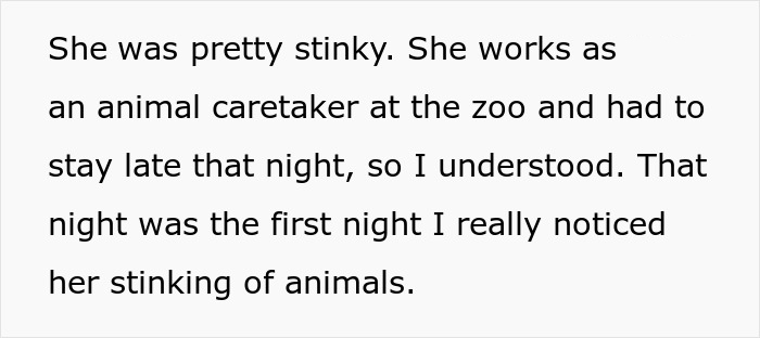 Guy Did Not Understand The Smell Of His Zookeeper GF, Regrets His Words Soon
