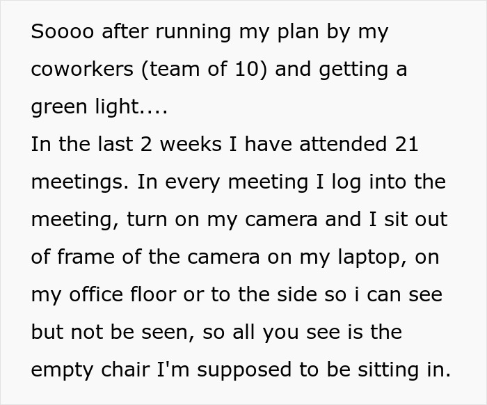 Boss Demands Cameras Stay On During Online Meetings, Woman Maliciously Follows