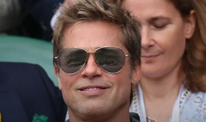 Fans Are Shocked At Brad Pitt's Very Old Look At 59 After His Wimbledon Photos Go Viral