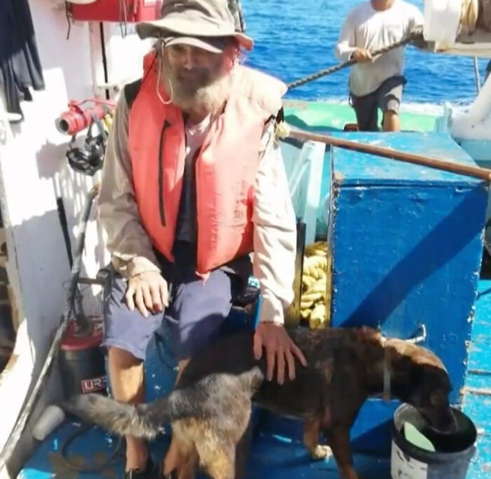 Man And Dog, Rescued From Ocean After 2 Months