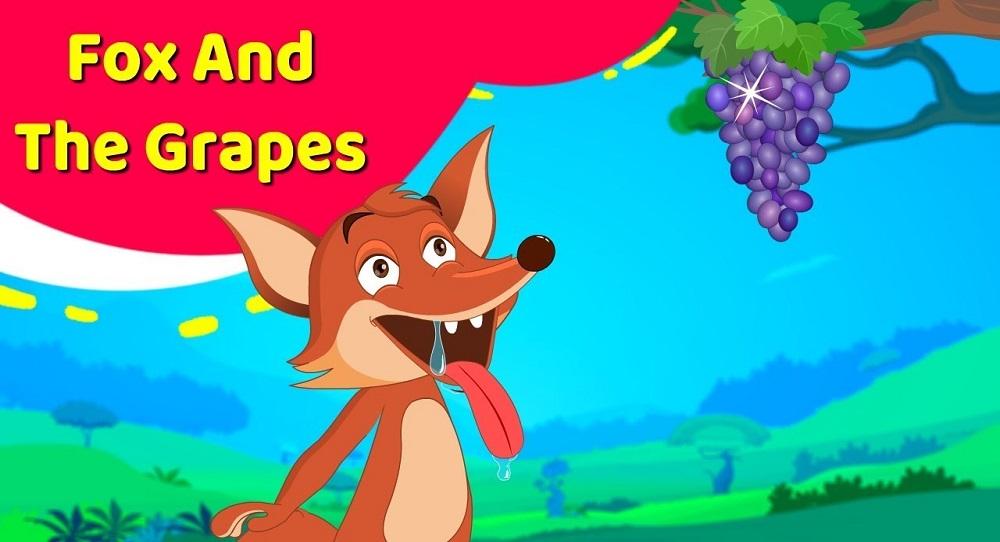 Moral Story The Fox And The Grapes 1 - Moral Story The Fox And The Grapes