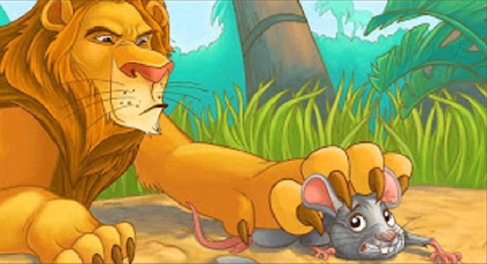 Moral Story The Lion and the Mouse 1 - Moral Story The Lion And The Mouse