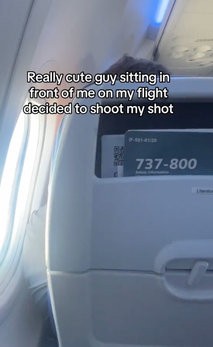 TikTok User Tips A Handsome Stranger While Flying, Gets Positive Response