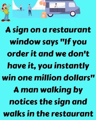 A sign on a restaurant window says