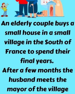 An elderly couple buys a small house