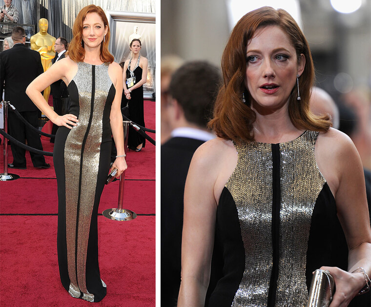 Judy Greer's Tailored Dress Fell Apart