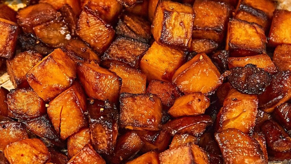 Honey Roasted Sweet Potatoes