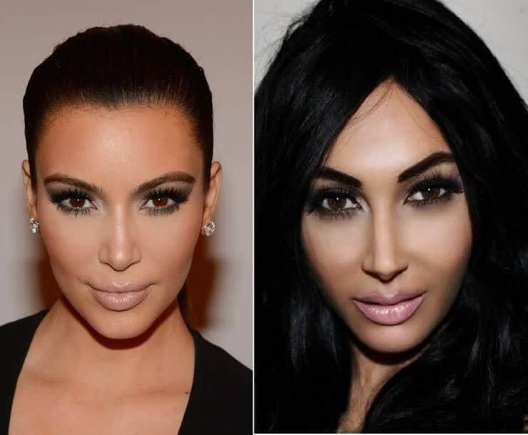 Kim Kardashian Look-Alike