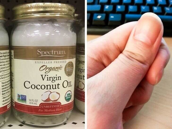 Coconut Oil Is Great Cuticle Treatment Right in Your Cabinet