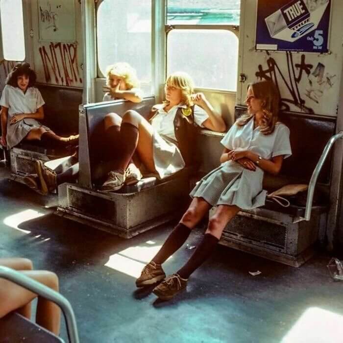 Riding the Subway in the 80's