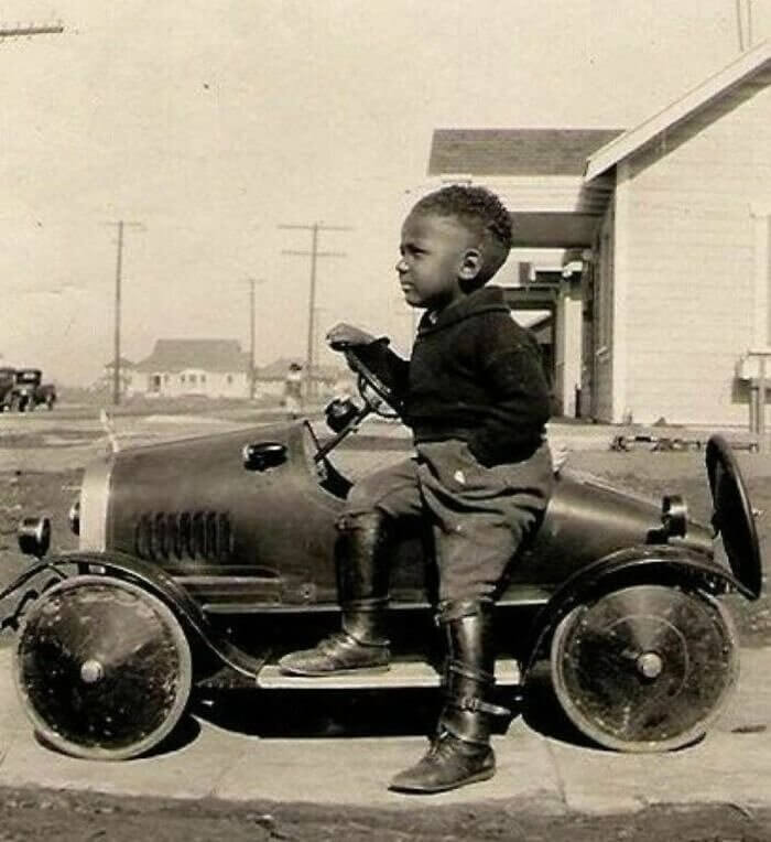 This Little Boy Is Crusing Through 1930