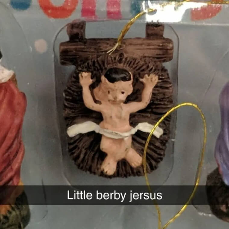 Baby Jesus Isn't Looking So Great