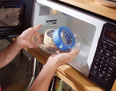 ​Use Your Microwave To Refresh Tape That Is Not-So-Sticky