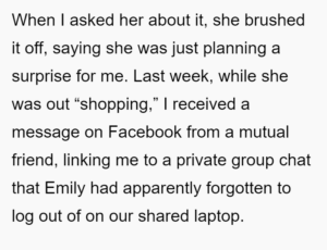 "AITA for considering divorce after my wife broke my trust?"
