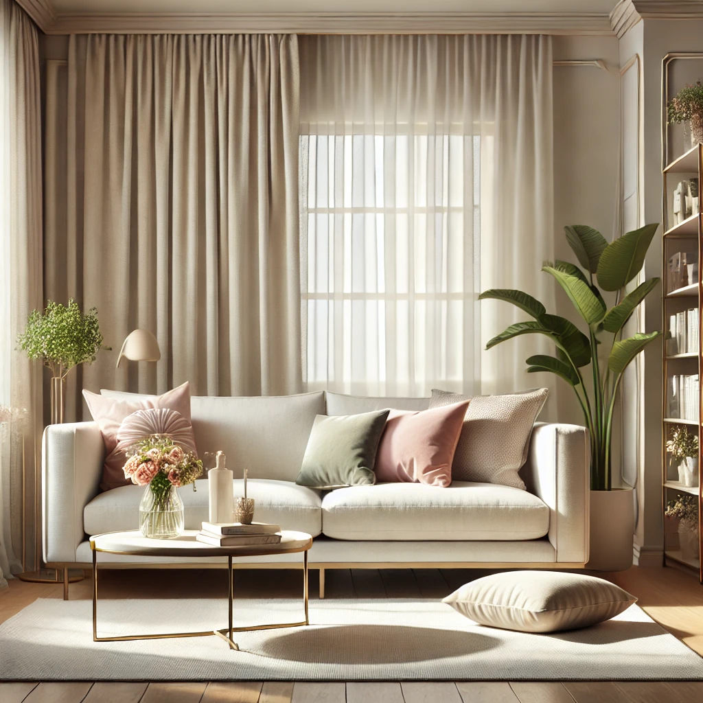 DALL·E-2024-09-21-12.40.03-A-cozy-well-lit-living-room-featuring-a-soft-cream-colored-sofa-with-plush-cushions-in-pastel-tones-like-pink-and-green.-The-space-includes-an-elega-1