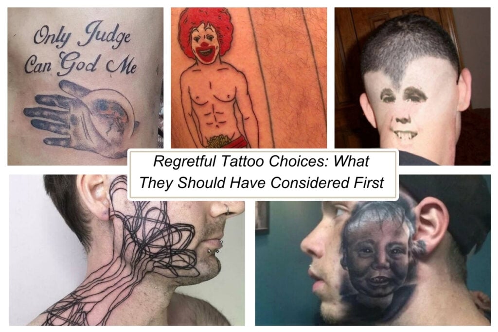 Regretful Tattoo Choices: What They Should Have Considered First