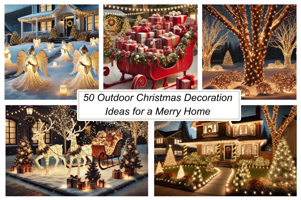 50 Outdoor Christmas Decoration Ideas for a Merry Home