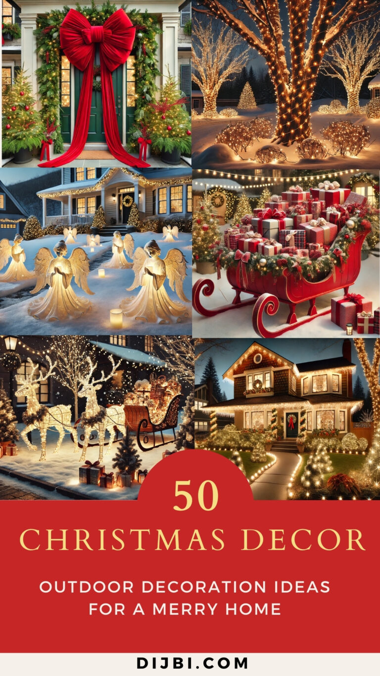 50 Outdoor Christmas Decoration Ideas for a Merry Home