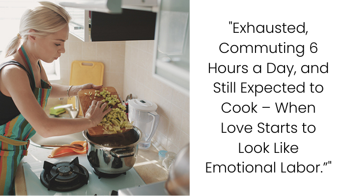 AITA for Refusing to Cook for My Partner While Working 6 Weeks Straight with a 6-Hour Daily Commute?