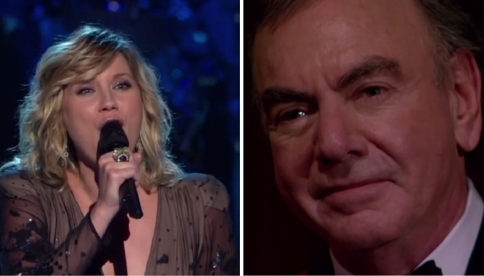 Jennifer Nettles performs one of Neil Diamond’s greatest hits making him tear up with her version