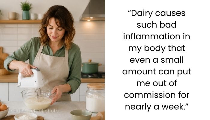 Woman Cuts Off Family Dinners After Mother-in-Law Ignores Her Dairy Allergy Again