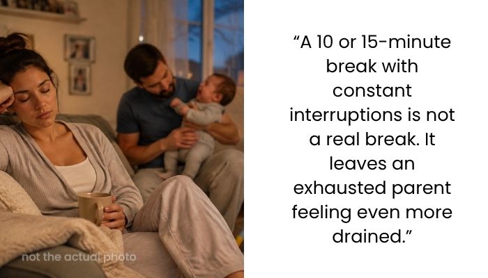 When a “Baby Break” Is Only 15 Minutes: Why New Parents Need Real Time to Recharge