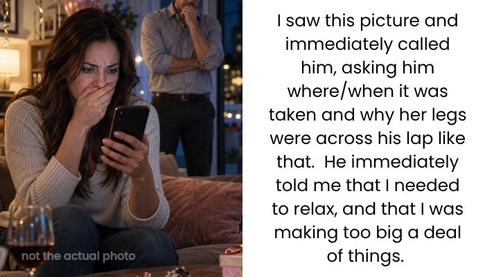 Wife Finds Suspicious Photo of Husband With Coworker, Later Discovers Hidden Affair