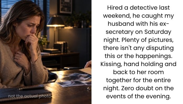 Woman Hires Private Investigator and Discovers Husband’s Affair With His Secretary