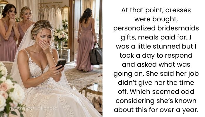 Bridesmaid Quits Wedding Five Days Before Ceremony After Giving Confusing Reason